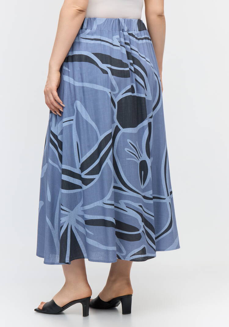 Костюм из вискозы: блуза с юбкой шир.  750, рис. 5