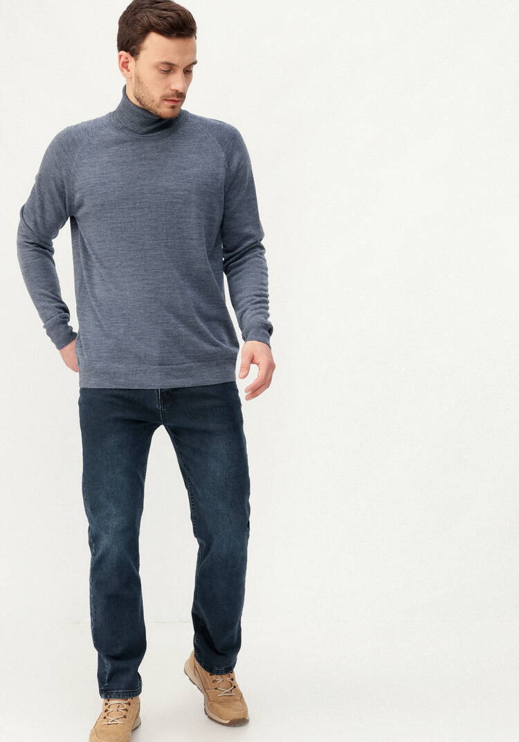 Джемпер вязаный с высокой горловиной шир.  750, рис. 30