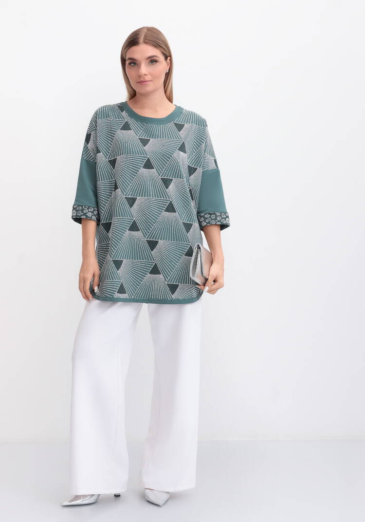 Блуза Мерцание звёзд шир.  750, рис. 14