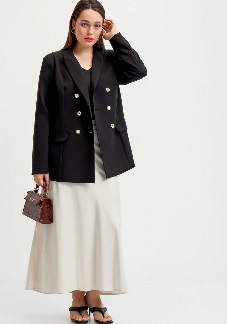 Пиджак двубортный шир.  750, рис. 16