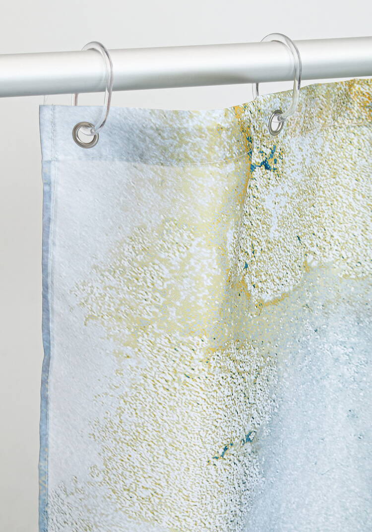 Штора для ванной Мраморный стиль шир.  750, рис. 10