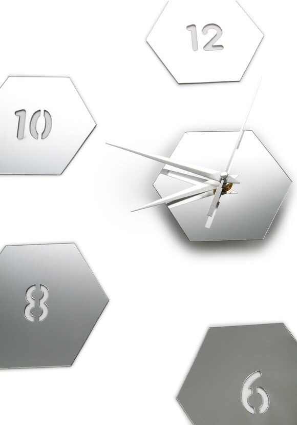 Часы настенные 3D Соты шир.  580, рис. 2