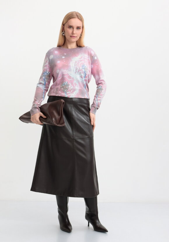 Джемпер Цветочная симфония шир.  580, рис. 17