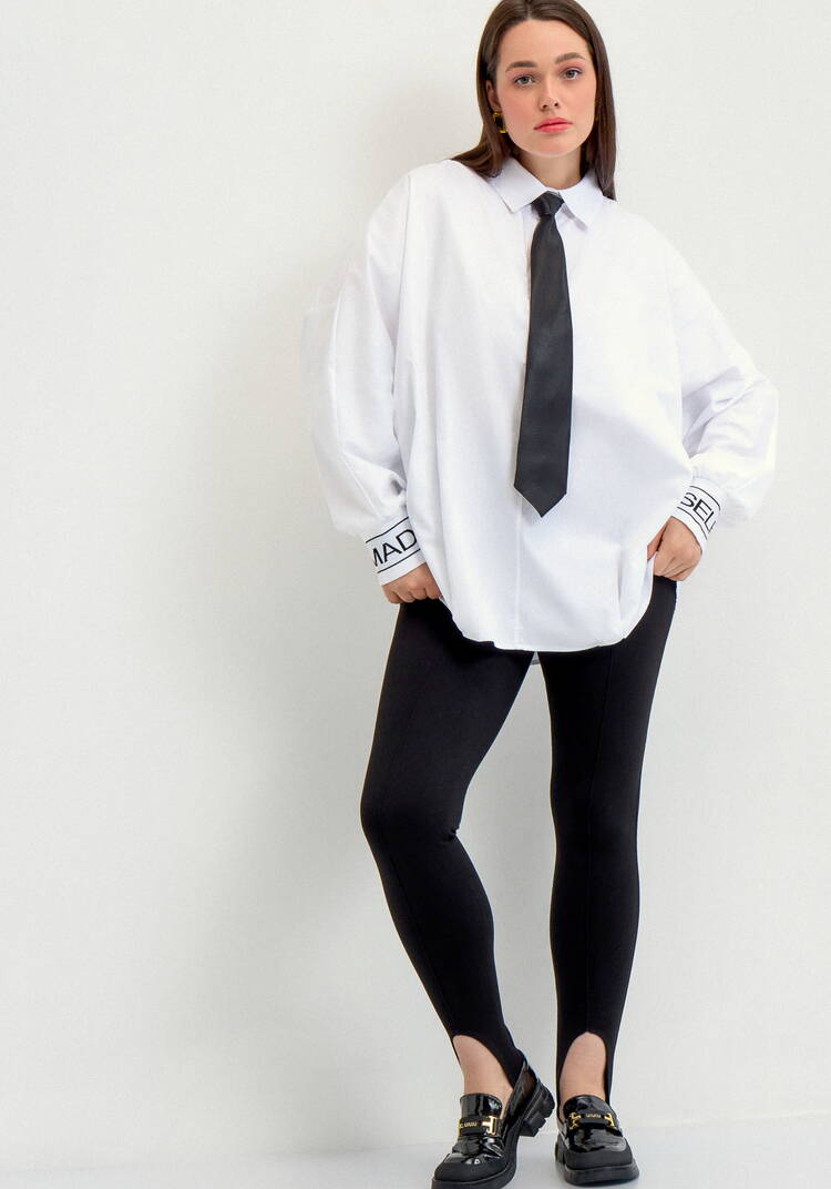 Рубашка с принтом на спине и рукавах шир.  750, рис. 9