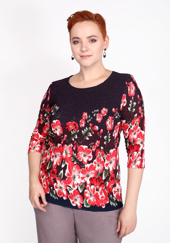 Туника Красочная палитра шир.  580, рис. 2