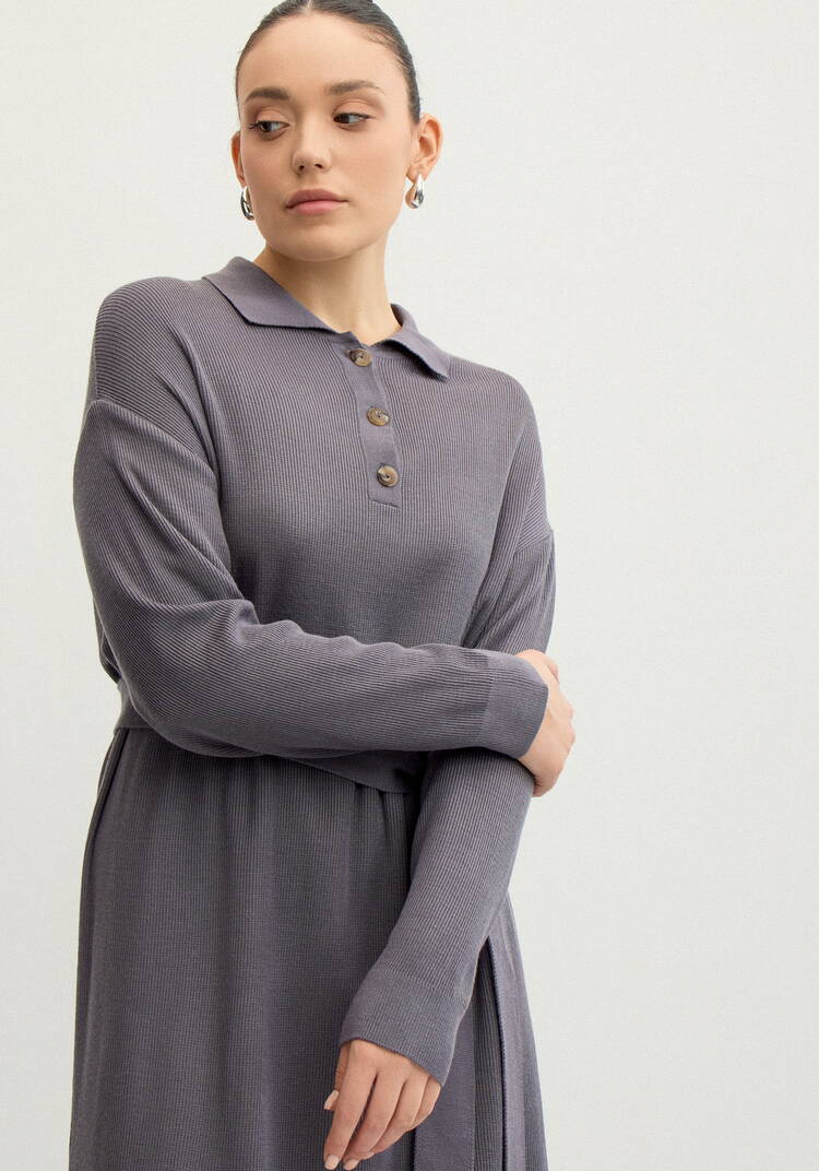 Платье поло с поясом шир.  750, рис. 9