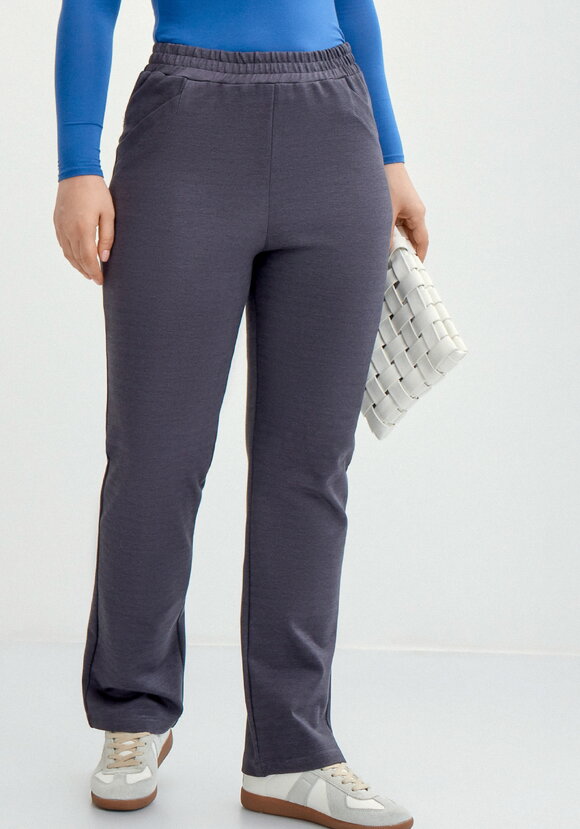 Брюки из джери с кокеткой по спинке шир.  580, рис. 21