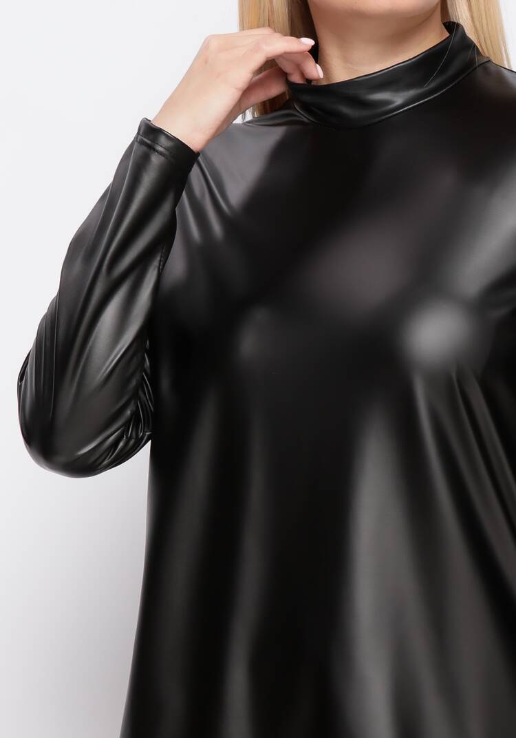 Водолазка из экокожи шир.  750, рис. 5