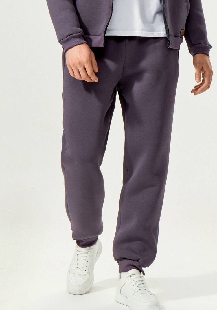 Брюки утеплённые из футера на резинке шир.  750, рис. 15