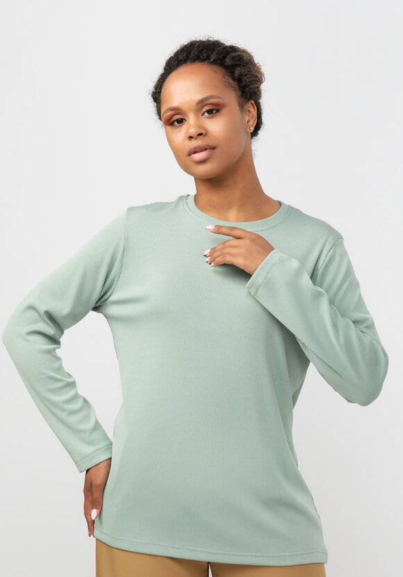 Лонгслив с круглым вырезом Аманда шир.  580, рис. 21