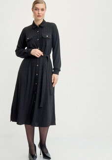 Платье рубашка с принтом