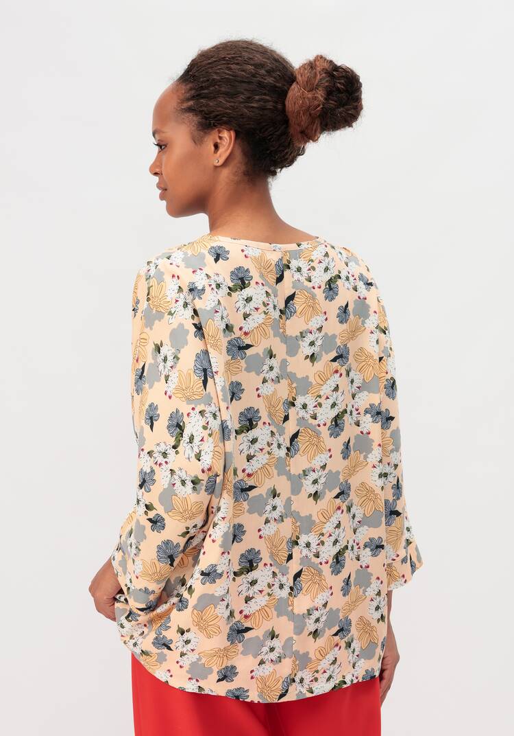 Блуза с принтом Валенсия шир.  750, рис. 23