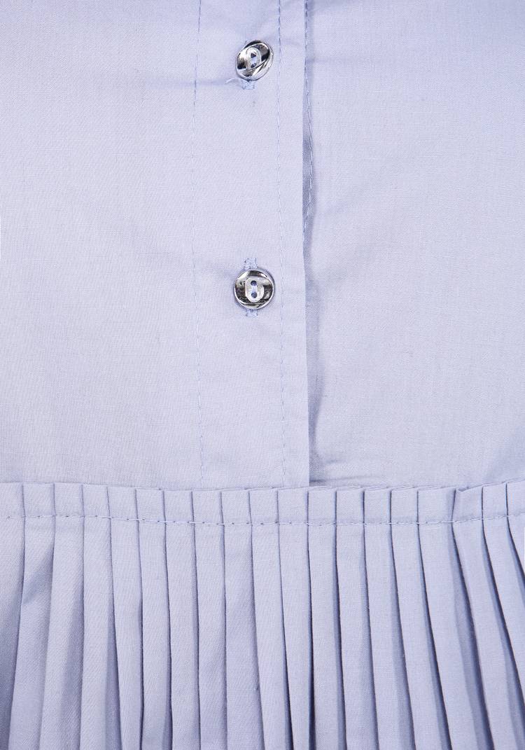 Блуза с плиссированной баской шир.  750, рис. 4