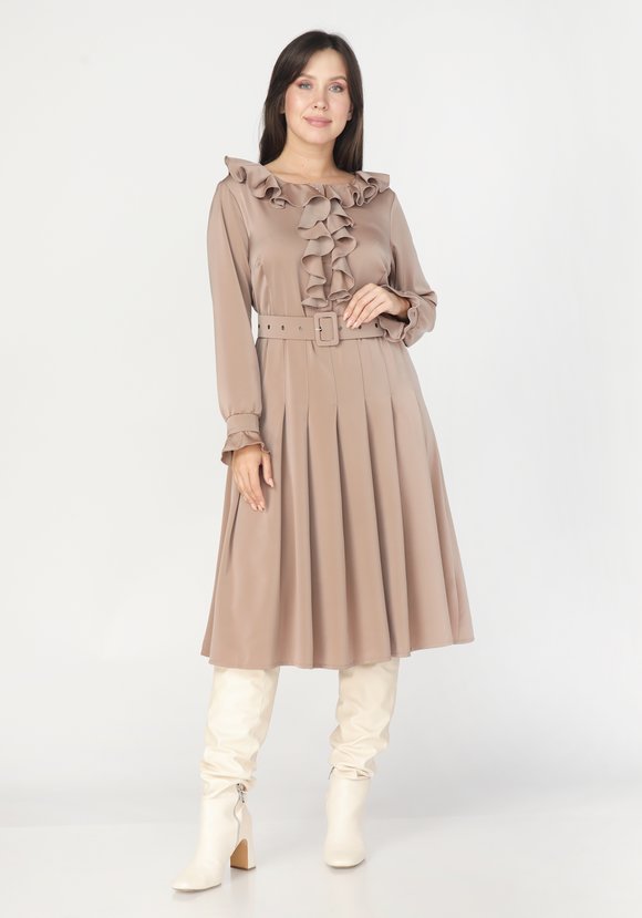 Платье из итальянского шелка шир.  580, рис. 7