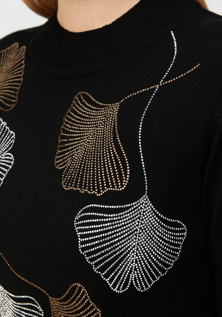 Джемпер Прекрасный цветок шир.  750, рис. 17