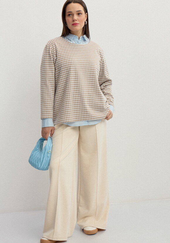 Лонгслив прямого кроя с рукавом 3/4 шир.  580, рис. 2