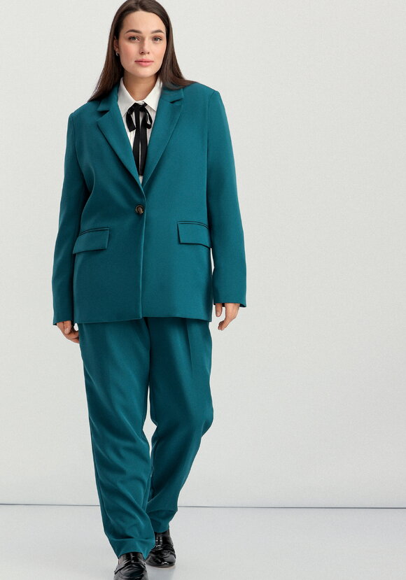 Пиджак однобортный на подкладке шир.  580, рис. 29