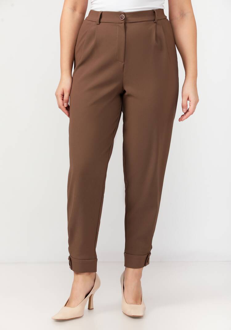 Брюки с манжетами по низу Амелия шир.  750, рис. 10