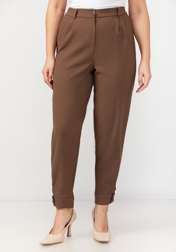 Брюки с манжетами по низу Амелия шир.  580, рис. 10