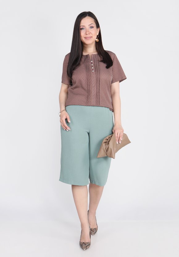 Блуза Яркое впечатление шир.  580, рис. 16