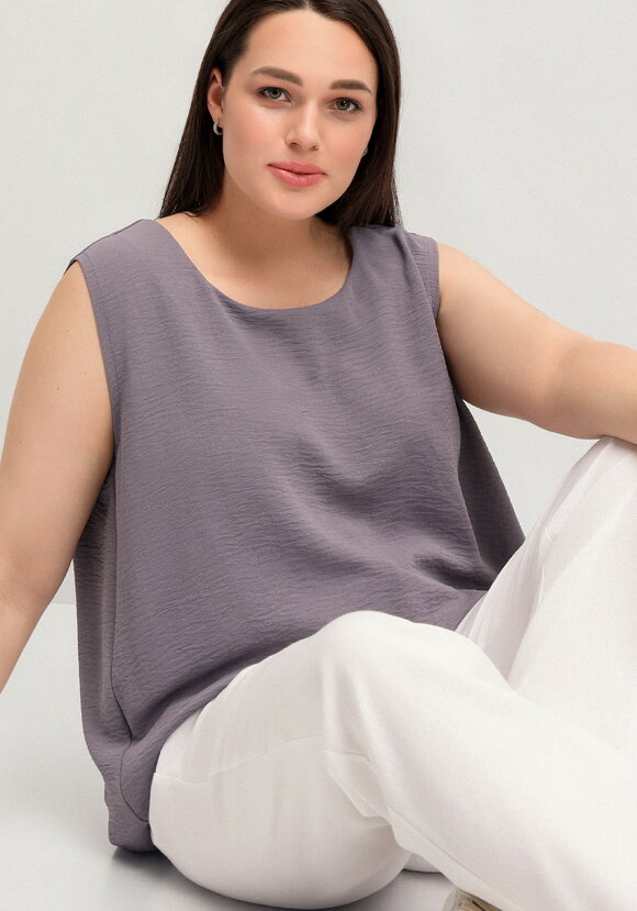 Топ свободного кроя с круглым вырезом шир.  580, рис. 7