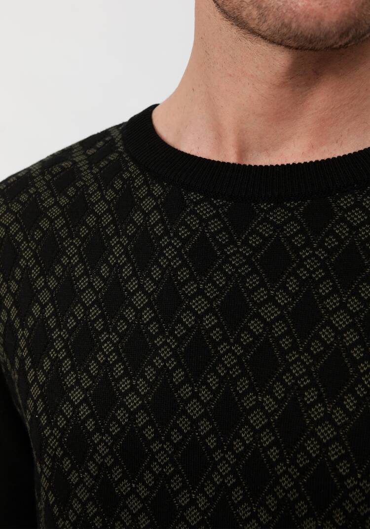 Джемпер в ромб с длинным рукавом шир.  750, рис. 15