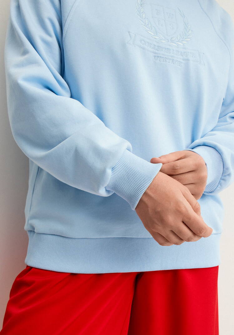 Свитшот с декором на груди шир.  750, рис. 22