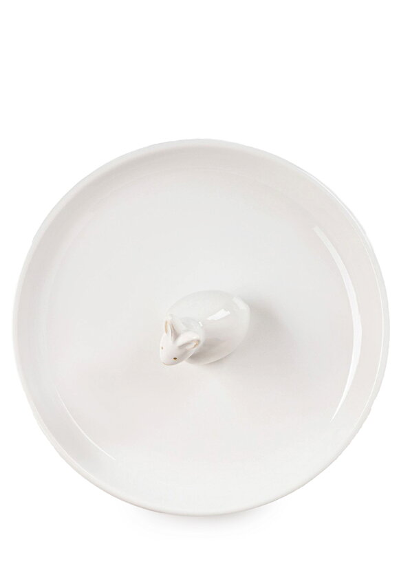 Блюдо из доломитовой керамики Зайка шир.  580, рис. 2