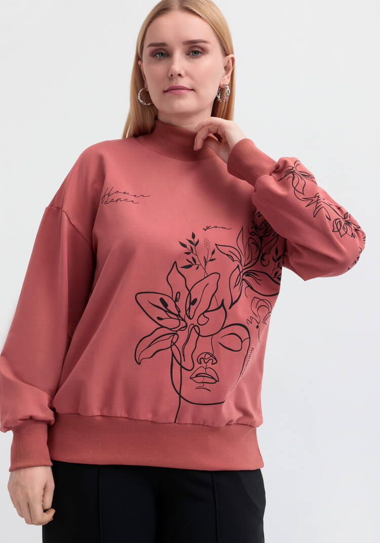 Толстовка Цветочный рай шир.  750, рис. 1