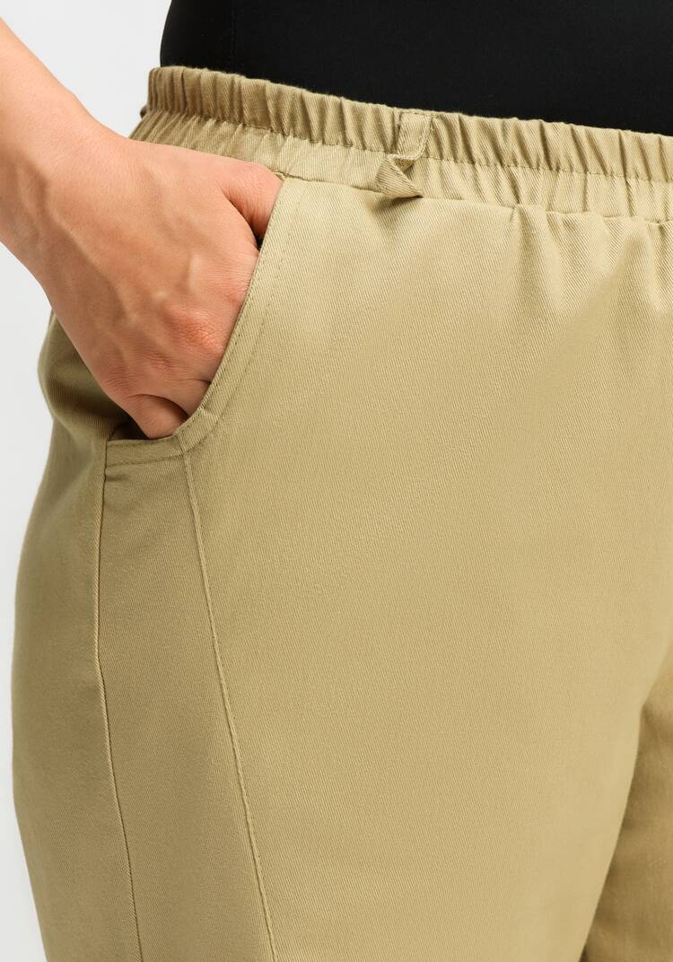 Брюки с контрастной отделкой шир.  750, рис. 5