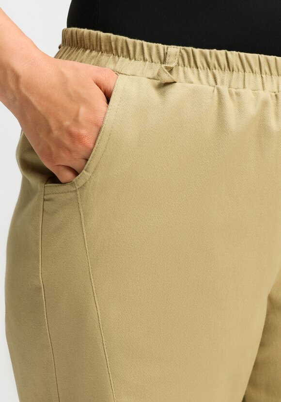 Брюки с контрастной отделкой шир.  580, рис. 5