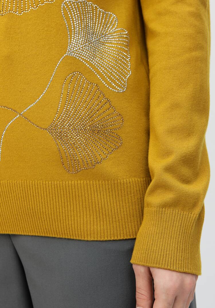 Джемпер Прекрасный цветок шир.  750, рис. 11