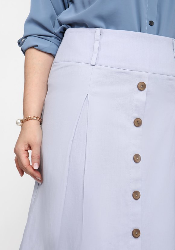 Юбка с встречными складками Поли шир.  580, рис. 20