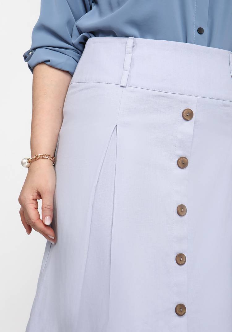 Юбка с встречными складками Поли шир.  750, рис. 20