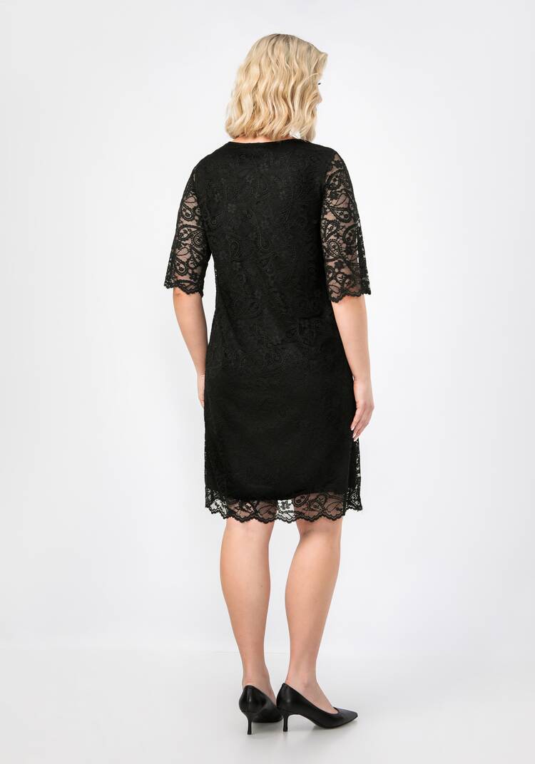 Платье из эластичного гипюра шир.  750, рис. 3