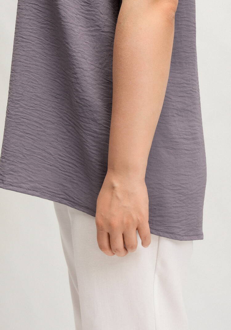 Топ свободного кроя с круглым вырезом шир.  750, рис. 6