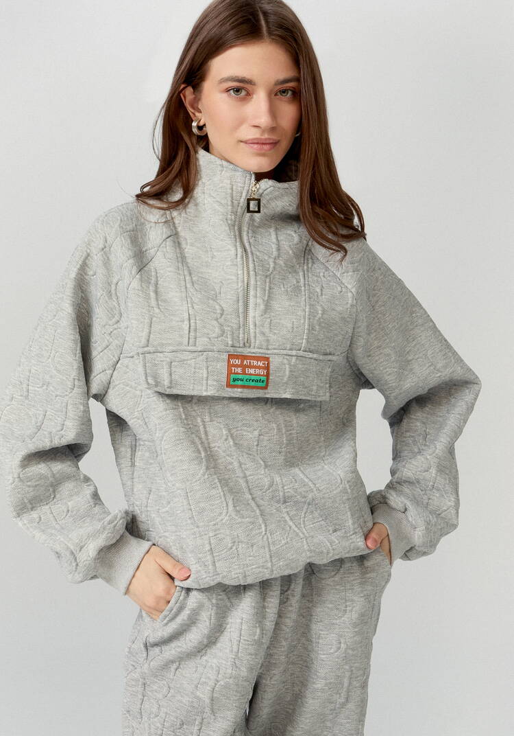 Костюм свитшот и брюки джоггеры шир.  750, рис. 11