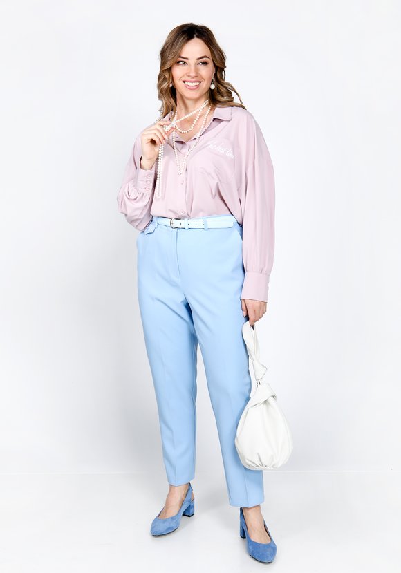 Брюки с стрелками Элеонора шир.  580, рис. 8