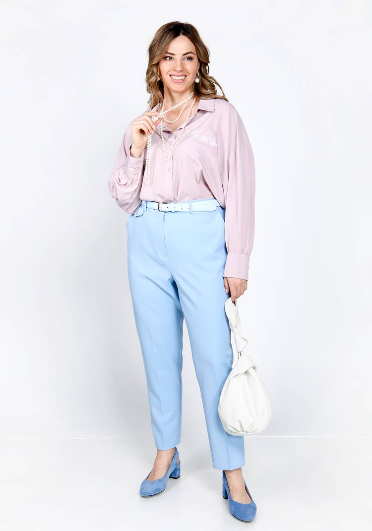 Брюки с стрелками Элеонора шир.  750, рис. 8