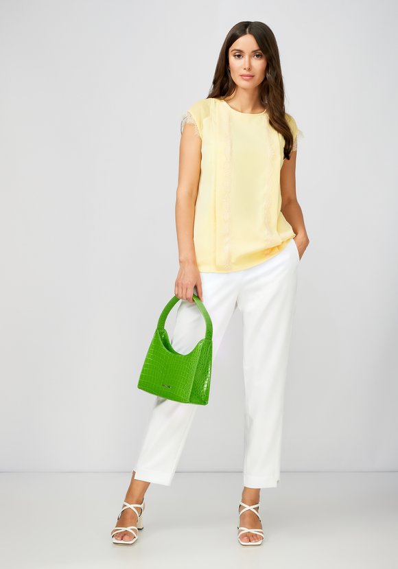 Топ с вставками кружева шир.  580, рис. 2