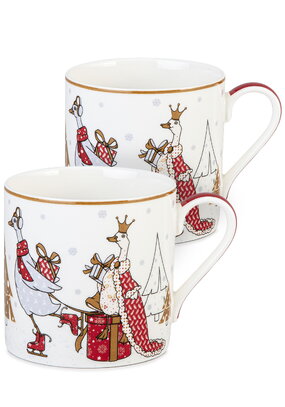 Кружки из фарфора Семейный праздник, 2 шт.