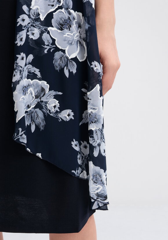 Платье с шифоновой накидкой с узором шир.  580, рис. 6