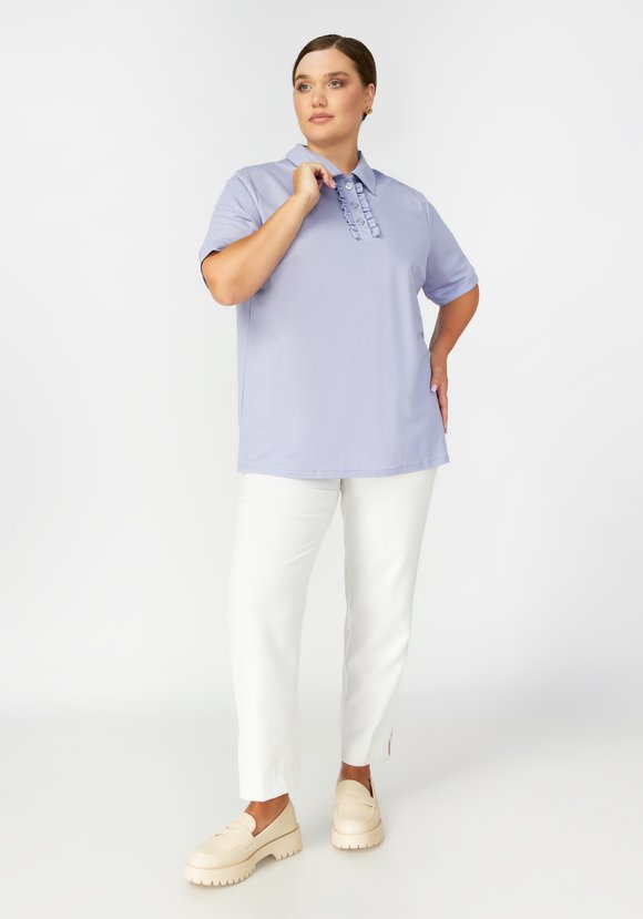 Поло с рюшей шир.  580, рис. 4