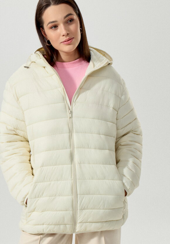 Куртка легкая стеганая с капюшоном шир.  580, рис. 2