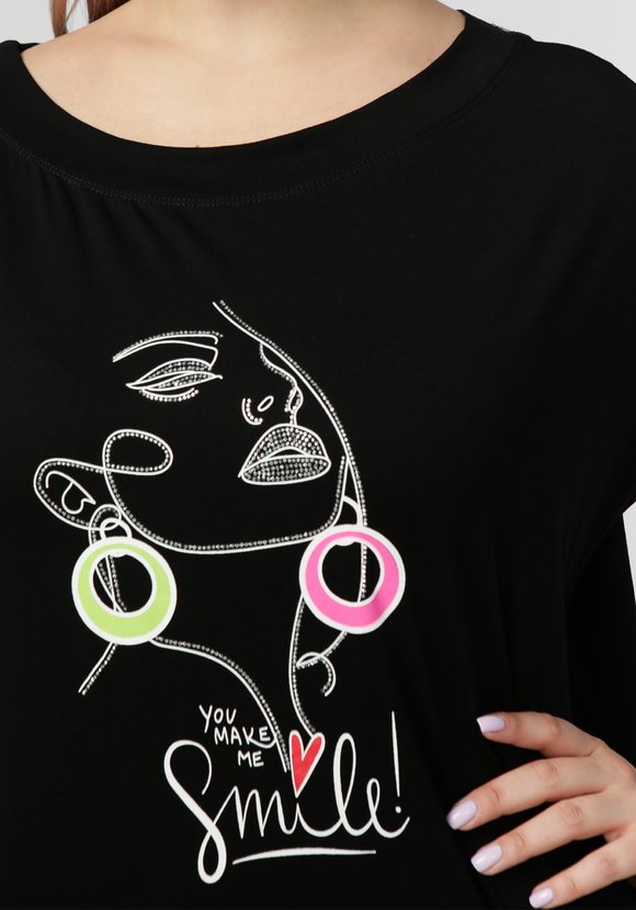 Футболка женская Виолетта шир.  580, рис. 6