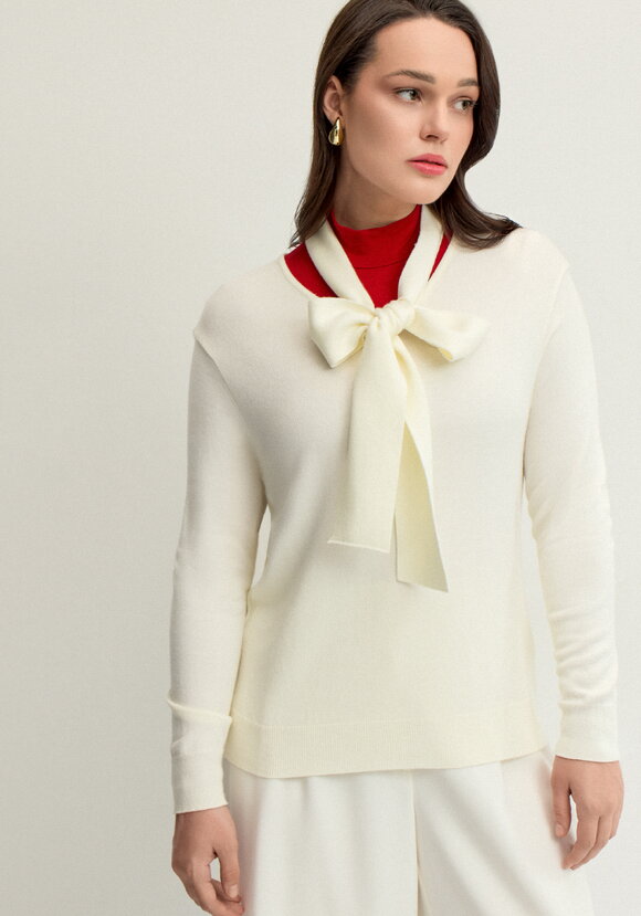 Джемпер со съемным бантом шир.  580, рис. 4