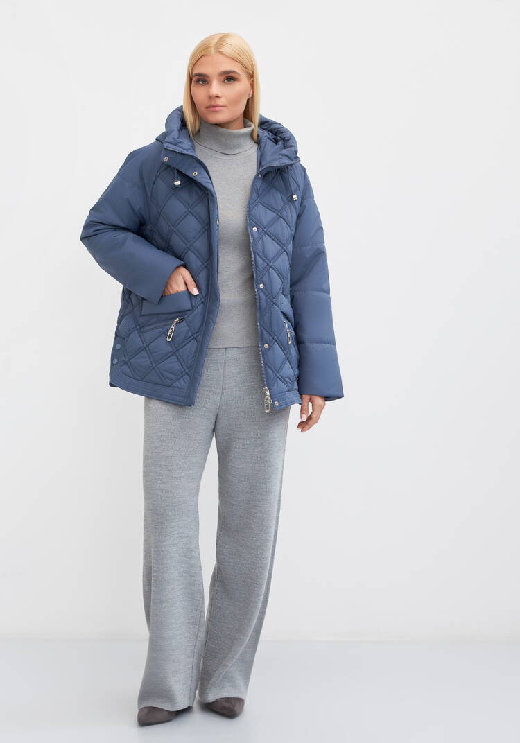 Куртка с капюшоном, стеганная Эшли шир.  750, рис. 10