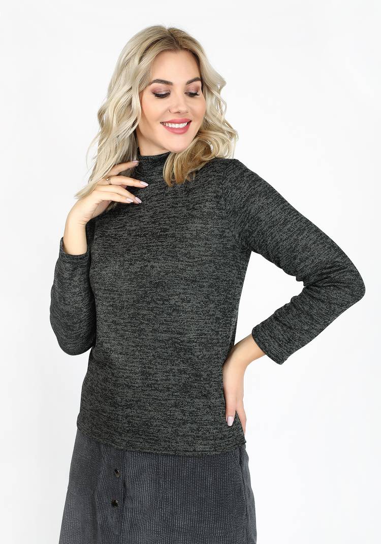 Водолазка с высоким горлом из мягкой ангоры шир.  750, рис. 9