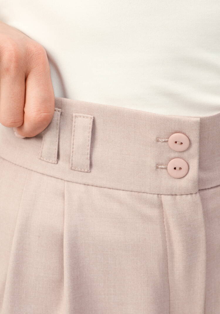 Брюки палаццо с карманами шир.  750, рис. 5