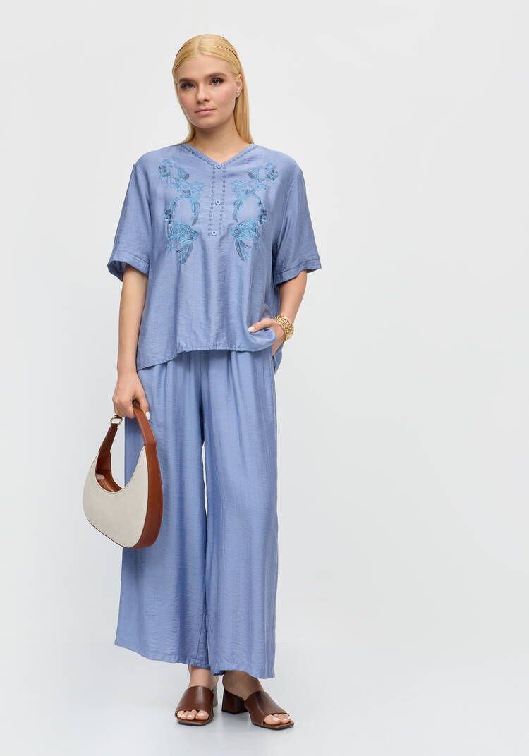 Комплект с вышивкой Живопись природы шир.  750, рис. 1